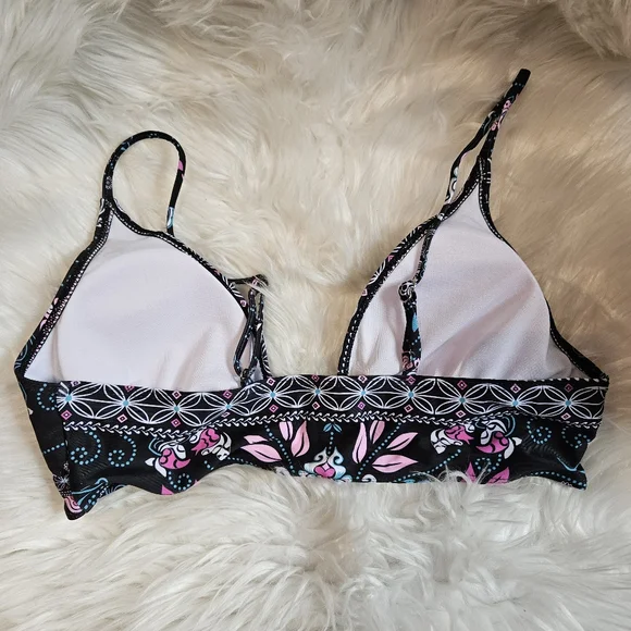 NWT Flower Bikini Top - Picture 2 of 2